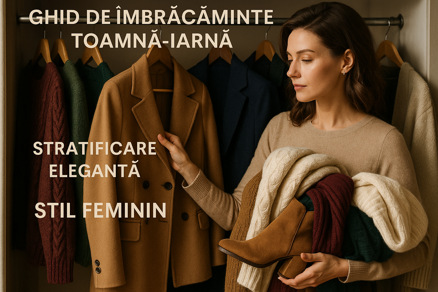 Cum să te îmbraci iarna pe straturi ca să rămâi feminină și călduros îmbrăcată