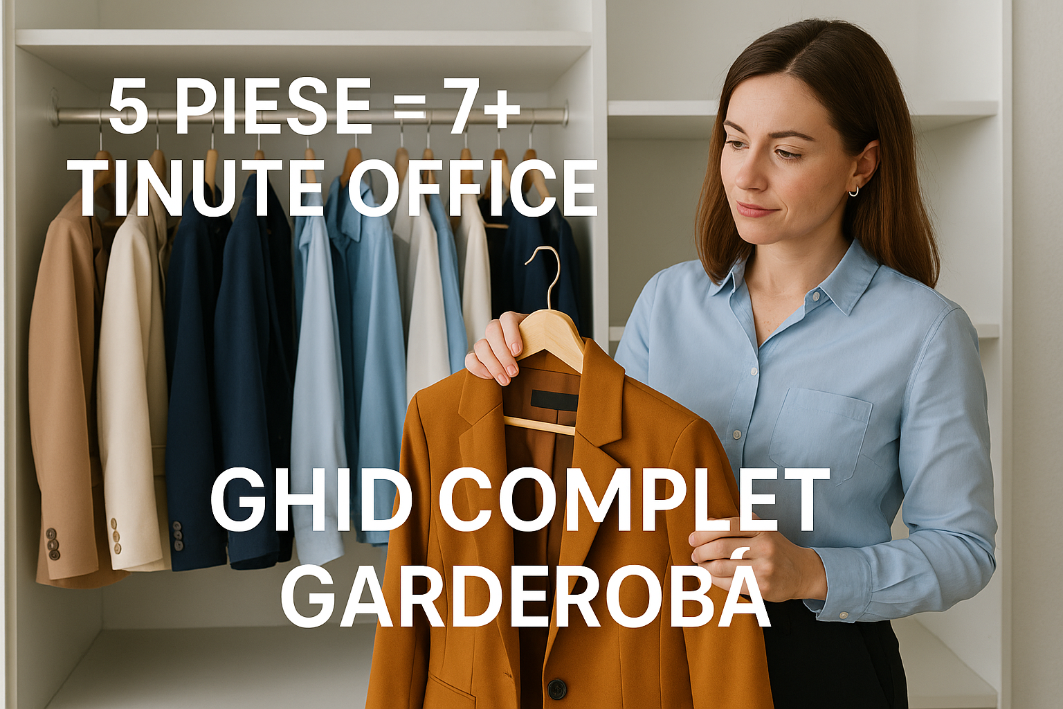 5 piese de bază cu care îți faci ținute pentru o săptămână întreagă la birou