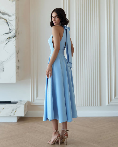 Rochie Casia Bleu - Buticul Evei