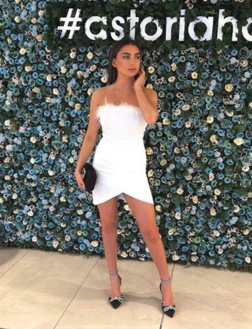 Rochie Aniela Alb/Negru - Buticul Evei