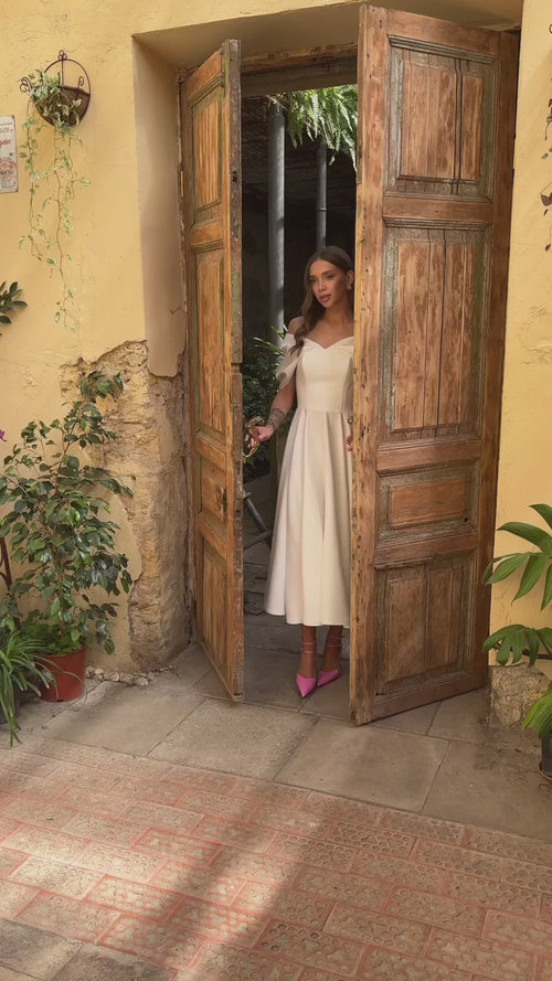 Rochie Celine Alb