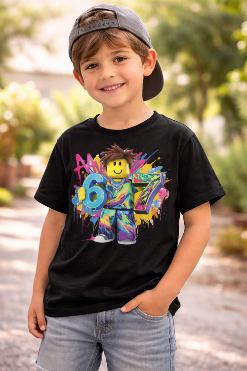 Tricou Negru SIXSEVEN