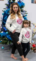 Bluza Copil Mos Craciun ROZ