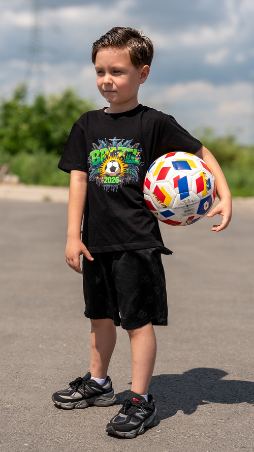 Tricou Mondial Kids Brazilia