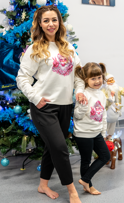 Bluza Copil Mos Craciun ROZ