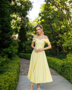 Rochie Celine Galben - Buticul Evei