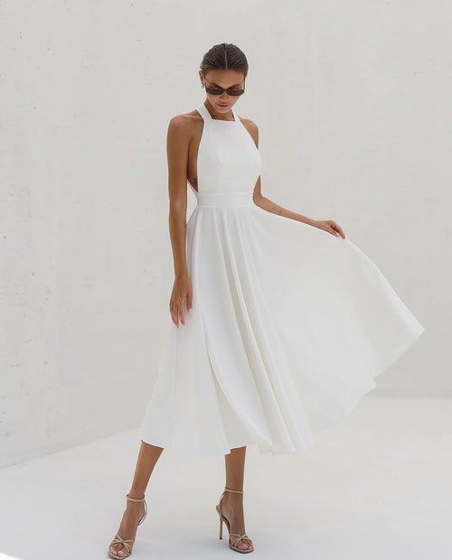 Rochie Casia Alb