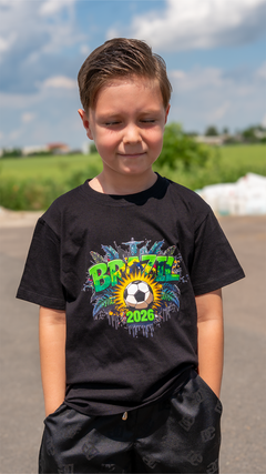 Tricou Mondial Kids Brazilia