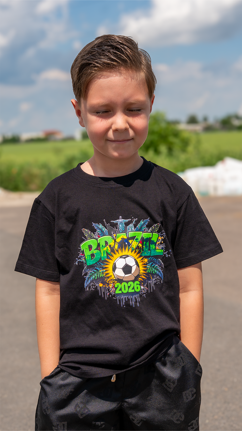 Tricou Mondial Kids Brazilia