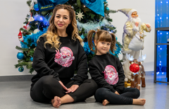 Bluza Copil Mos Craciun ROZ