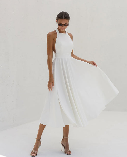 Rochie Casia Alb