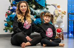 Bluza Copil Mos Craciun ROZ