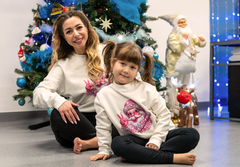 Bluza Copil Mos Craciun ROZ