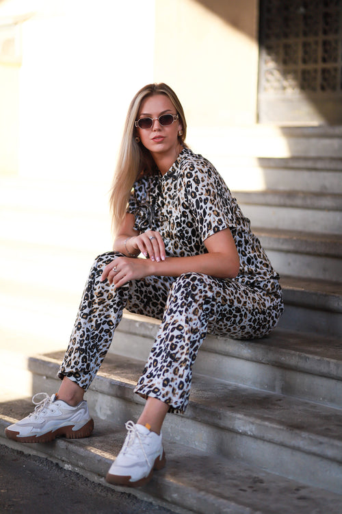 Trening animal-print