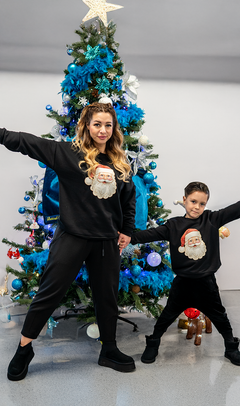 Bluza Mos Craciun Rosu UNISEX