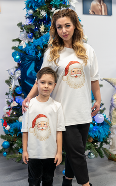 Tricou Mos Craciun ROSU COPIL