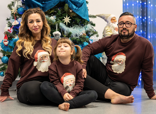 Bluza Mos Craciun Rosu UNISEX