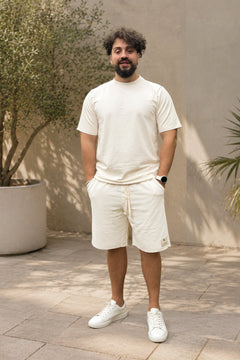 Shorts ADAM - Alb - Bermude pentru barbati