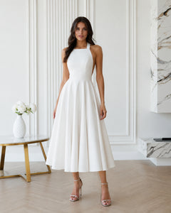 Rochie Casia Alb